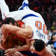 Illustration for article titled Enes Kanters Standoff With The Knicks Now Has Him Getting Heckled By His Own Teammate